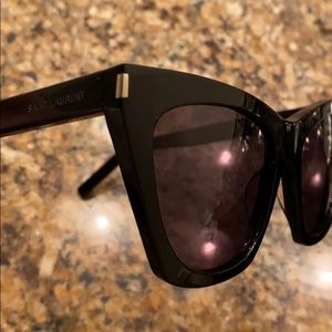 Saint Laurent Kate Cat-Eye Acetate Sunglasses